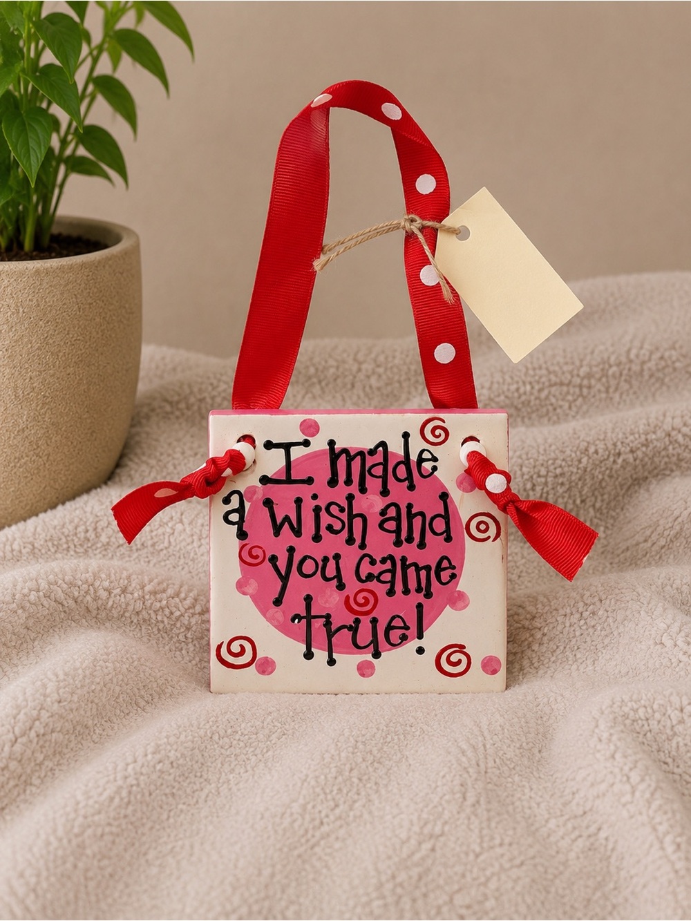 Ceramic Quote Tile - Picture 2 of 2